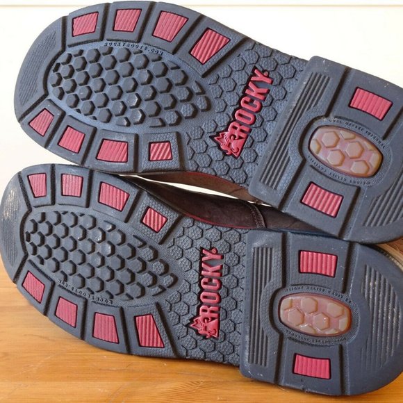 Rocky Boot Ironclad LT Mens Size 12W Wide Waterproof RKK0177 Leather Work Boots - Picture 8 of 11